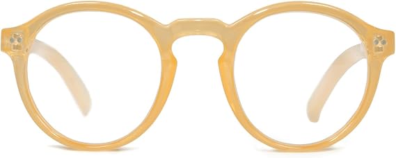 Kolo Harrison Premium Reading Glasses, Classic Round Style, Made in Italy
