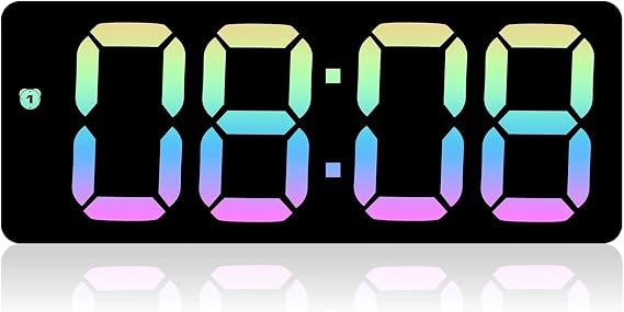 Alarm Clock Digital Alarm Clock Dimmable Clocks Desktop With Temperature Display for Bedroom, Office& Travel