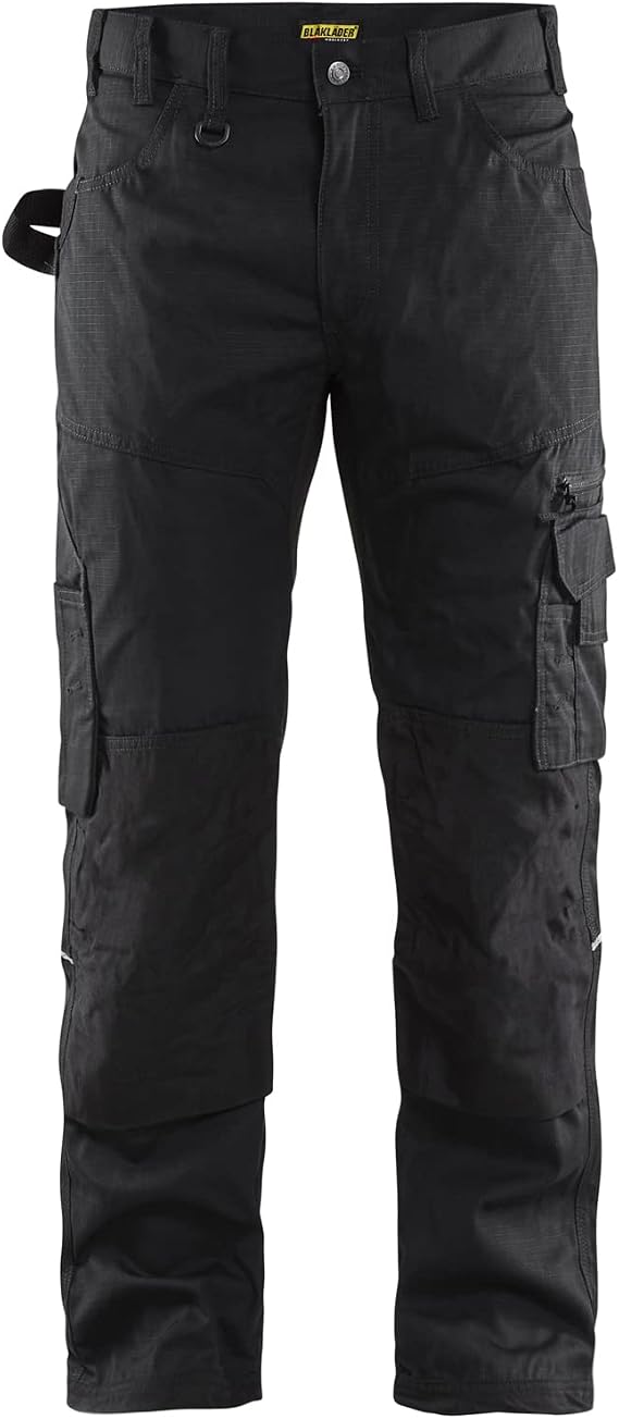 Blaklader Men's Ripstop Durable Lightweight Work Pants with Utility Pockets