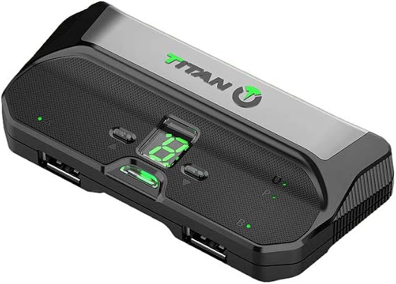 Titan Two Device NEW Model Programmable Scripts, Macros, Mods, Remapping, Keyboard, Mouse Advanced Crossover Gaming Adapter and Converter for PlayStation 4 PS3 One 360 and more