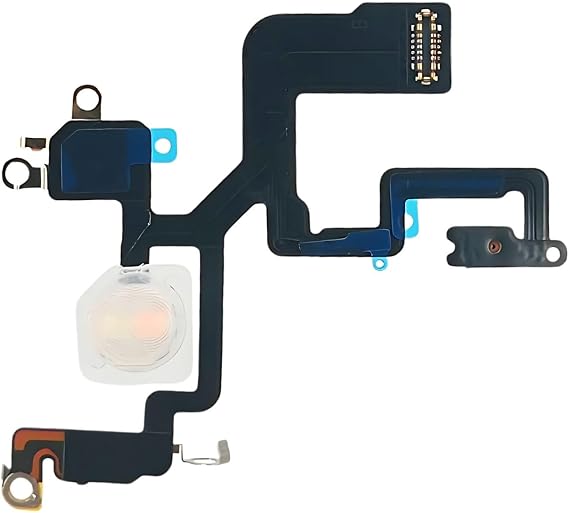 Flash Light Flex Cable Replacement for iPhone 12 Pro Max - Repair Parts for A2342, A2410, A2412, A2411 Flashlight Module Connector