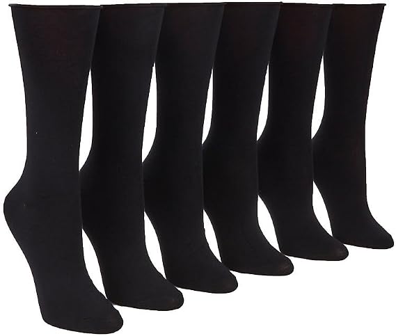 Roll-Top Trouser Socks 6-Pack