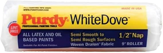 White Dove High Density Woven Covers 1/2" Nap Cover