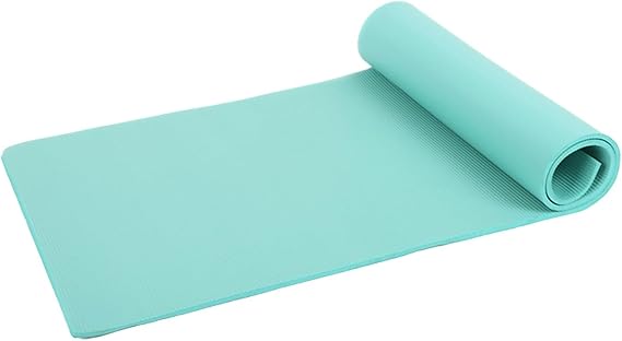 Yoga Mat Thick,2025 New Upgrade 1/5" Thick Anti-Tear Non Slip High Density Exercise Yoga Mat with Carrying Strap,Black Yoga Mat for Floor,Workouts,Gym,Fitness,Home Yoga,Stretching,Pilates