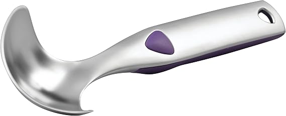 Wilton Heavy-Duty Ice Cream Scoop, Non-Slip Grip, Silver