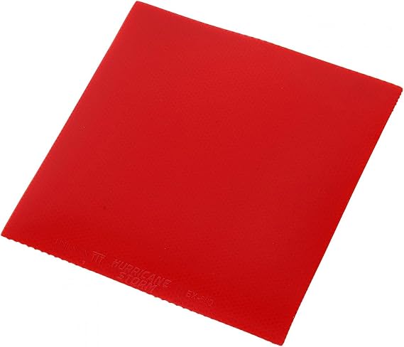 GOTOTOP Table Tennis Racket Rubber Sheet, Red/Black, Sports Replacement Paddle Accessory, 7.1 x 7.1 x 0.8 Inches