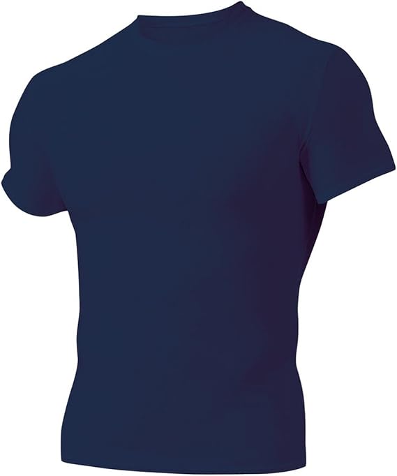 A4 Men's Short Sleeve Compression Crew