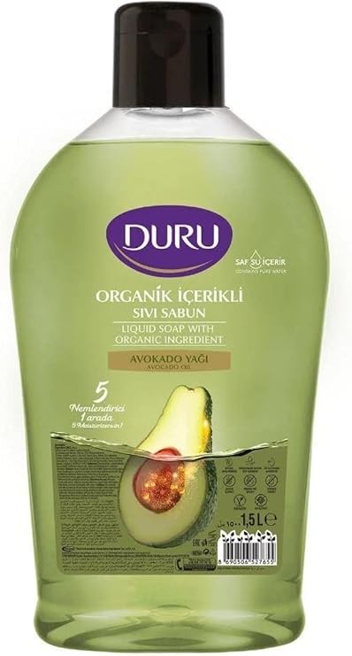 DURU Liquid Soap, Avocado Gold, 1.5 Liter