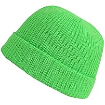 Wool Beanies Hats, Unisex Skullcap Trawler Short Knit Beanies for Men Women Watch Hat Warm Winter Hat Fisherman