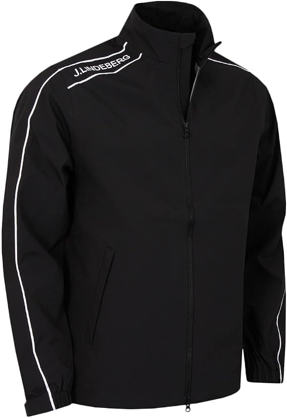 J.Lindeberg Men's Theo Waterproof Windproof Golf Rain Jacket