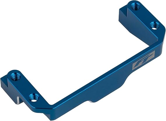 Team Associated RC10B7 FT One-Piece Servo Mount Blue Aluminum ASC92456