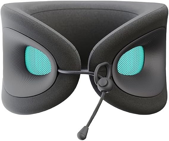 Cabeau Travel Essential Neck Pillow - Fits Most Neck Sizes (11-21 inches) - Evolution X Three Ways to Adjust for Ultimate Comfort on Long Flights (Turquoise)