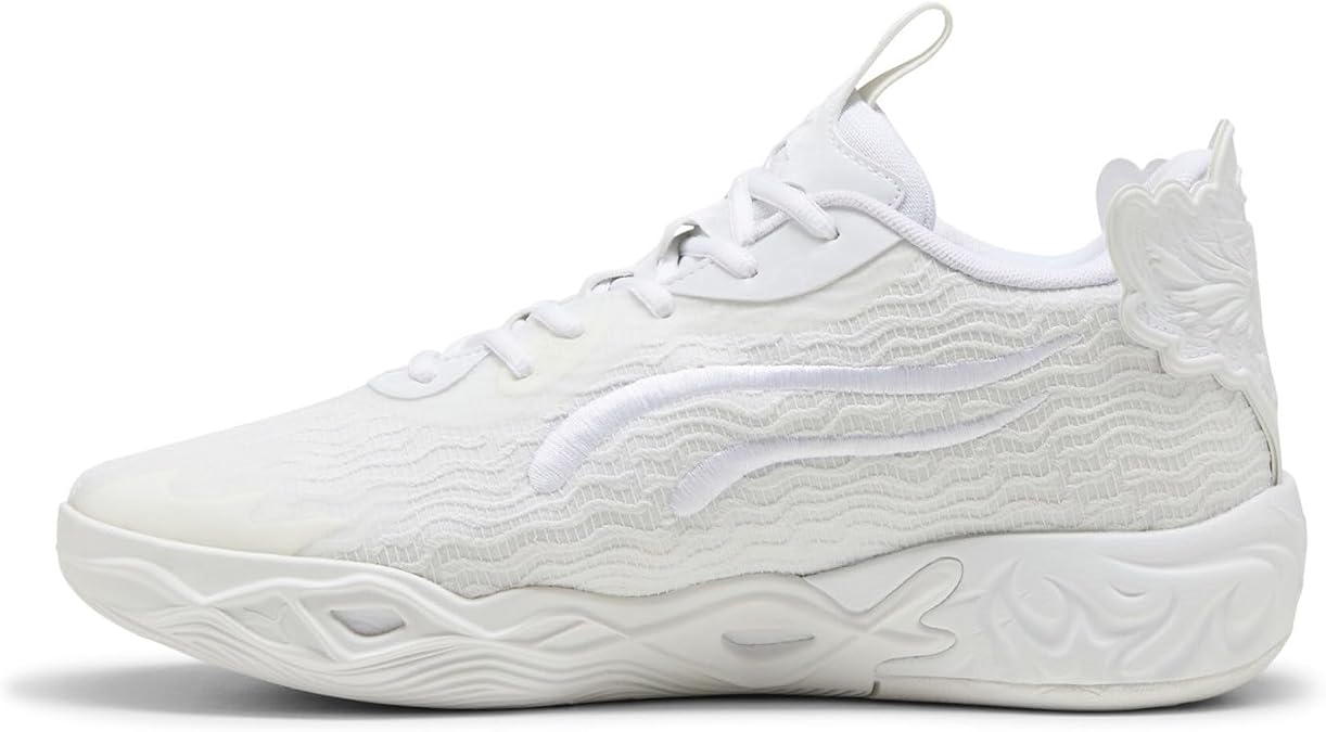 Puma Mens Lamelo Ball MB.04 Lo Ice White White Athletic Basketball Shoes 13