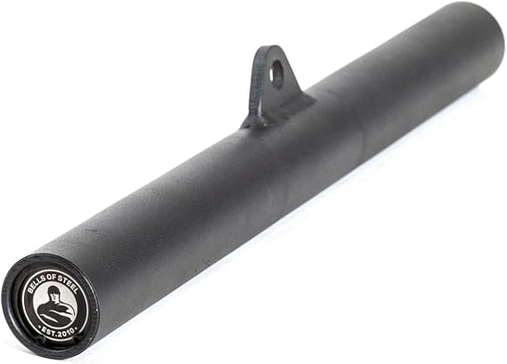 Bells of Steel Straight Bar Cable Attachment Fat Straight Bar Cable Machine Attachment, LAT Pull Down Bar, LAT Pull Down Attachment, Thick Diameter Home Gym Accessories