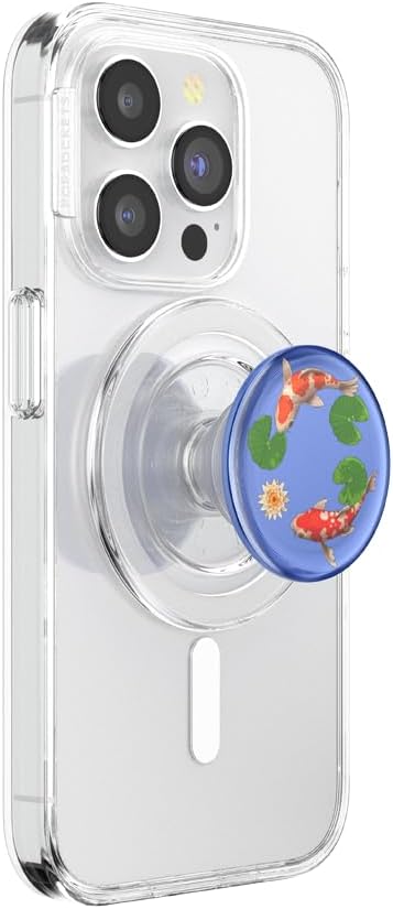 PopSockets Phone Grip for MagSafe, Magnetic Holder- Koi Pond