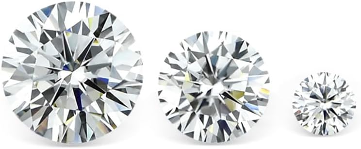 LOTUSMAPLE 0.0015-8.0Ct(0.7mm to 13.0mm) selected loose lab diamond small melee stone carat diamond color DE clarity VVS 3EX shape Round brilliant cut CVD HPHT test positive for ring necklace bracelet earring