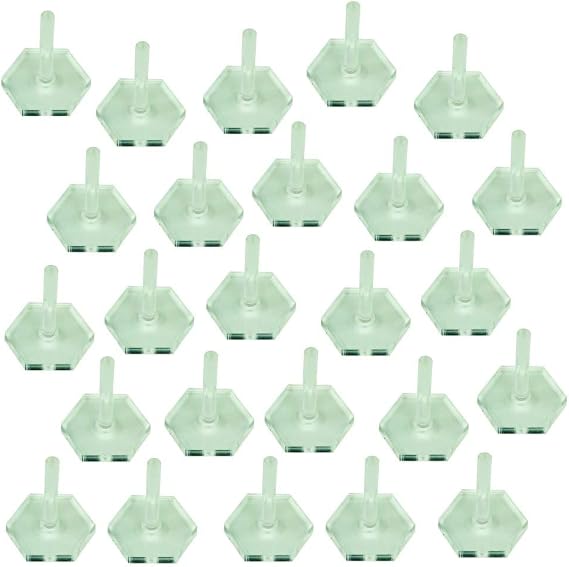 LITKO 20mm Hex Flight Stands | Compatible with BattleTech | Clear