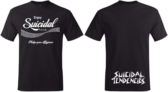Suicidal Tendencies Official Enjoy ST T-Shirt + Sticker