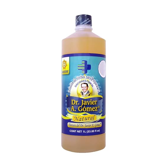 Alecos Tintura Infusion de Yerbas del Dr. Javier A. Gomez Natural frasco 1 Lt (33.80 fl oz)