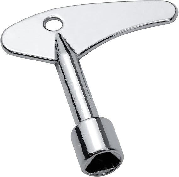 Antrader Triangle Spanner Key, Matel Triangular Lock Keys Socket Universal Utility Keys for Elevator Emergency Lift Door Triangle Panel Lock
