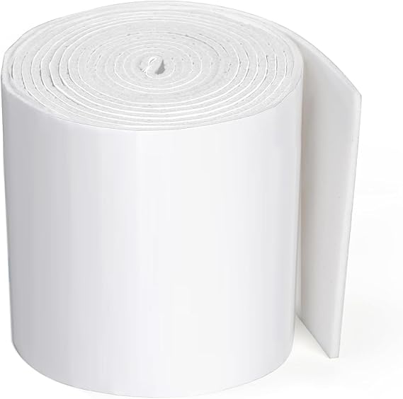1/4" x 6" x 3 Yard Adhesive Felt Padding Felt Adhesive White Felt Roll Orthopedic Part for Wound Cushioning Cuttable Felt Padding for Provide Cushioning and Support in Pain Foot, 1 Roll