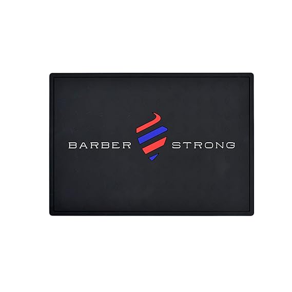 Barber Strong The Barber Mat, 19" x 13", Black