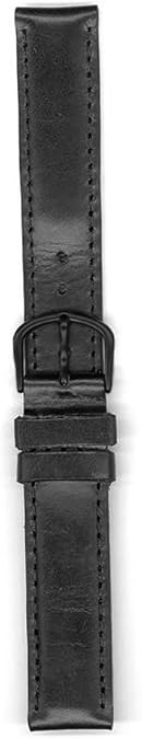 Swiss Army Genuine Brand 18mm Black Leather Strap