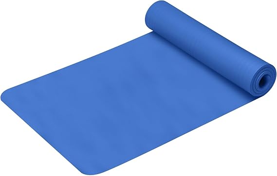 Yoga Mat Non Slip 1/5 Inch Thick Anti-Tear High Density Non Slip Exercise Yoga Mat with Carrying Strap Large Yoga Mat for Home Yoga, Fitness, Gym, Workouts, Floor, Stretching, Pilates
