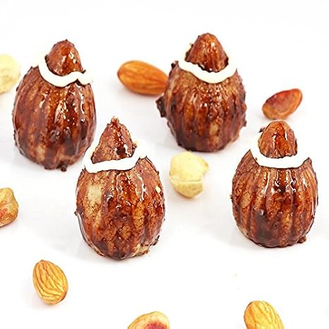Ghasitaram Gifts Indian Sweets - Ganesha Chaturthi Gifts, Bournvita Cashew Modaks, 200g