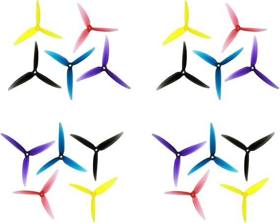 20 PCS 5.1 Inch Propellers FPV Drone, 3-Blade Props for Cinelifter FPV Drones