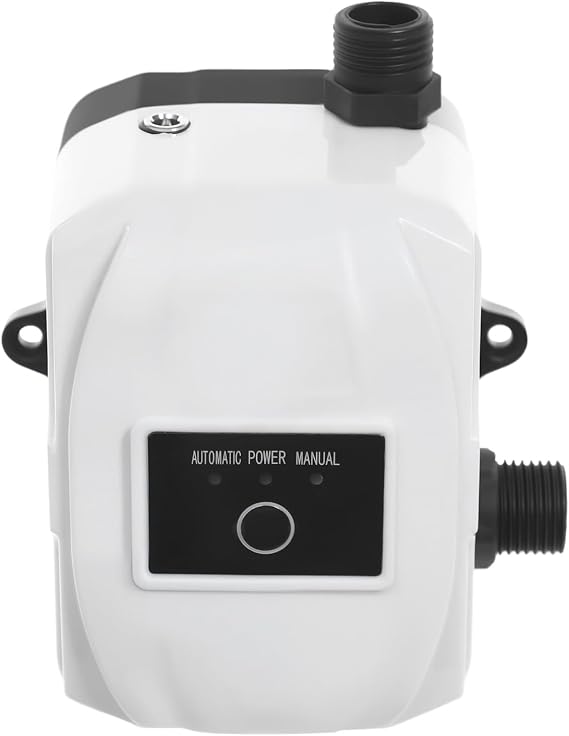 Portable Water Pressure Booster Pump, 24V Automatic Shower, 150W Mini Water Heater Pump, Max Lift Shower Kitchen Garden,Automatic Pressure Controller Home Boost Water Heater
