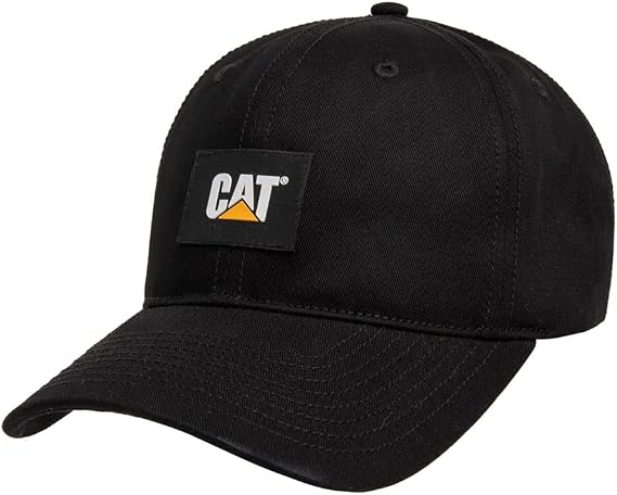 Caterpillar Logo Label Unstructured Cap, Men's