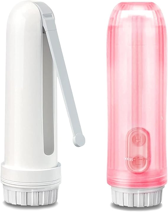 Portable Bidet Travel Bidet Sprayer Electric Handheld Bidet ,Ipx6 Waterproof ,with 2 Pressure Options,for Personal Hygiene Cleaning,Pink