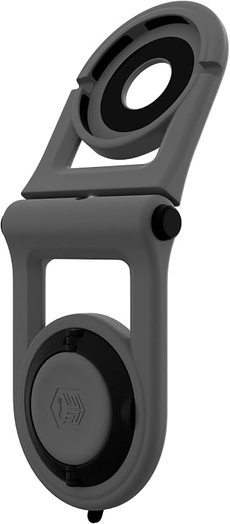 STM MagArm MagSafe Accessory - Mount iPhone on Laptop or Monitor Adjust iPhone to Optimal Viewing Angle Use with or Without The Apple MagSafeCharger - Grey (stm-935-325Y-01)