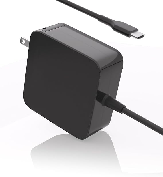 65W USB C Charger Compatible with Microsoft Surface Pro