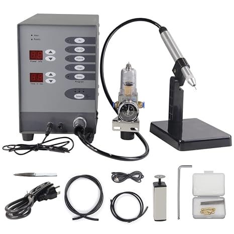 Permanent Jewelry Welder kit Pulse Tungsten arc spot Welding Machine Weldable Solid Gold, Aluminum, Titanium Welding and Orthodontics for Jewelry Restoration 50A-600A 110V