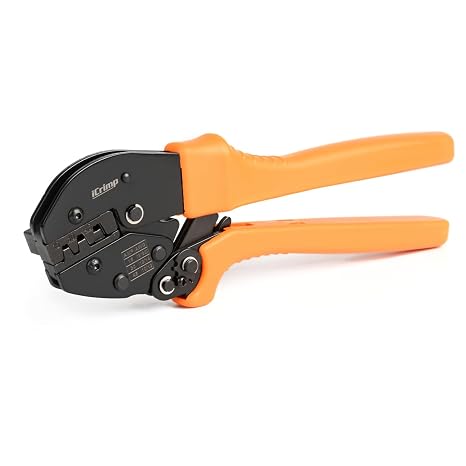 iCrimp Wire Crimping Tool for 15, 30 and 45 Amp Contacts DC Power Connector Modular Power Connector Kit