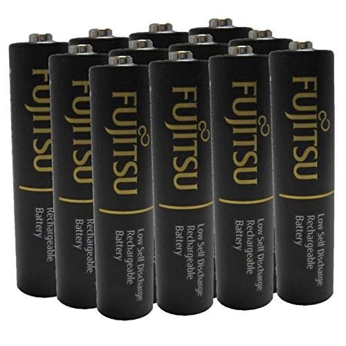 Fujitsu 12 AAA Ready-to-use HR4UTHC 950mAh Min. 900mAh NiMH 1.2V Rechargeable Batteries