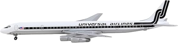 GeminiJets Universal Airlines DC-8-61 N803U 1:400 Scale Diecast Model Airplane