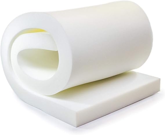 FOAMSPOT 2" Height x 24" Width x 96" Length 1.8 Density 44ILD (Firm) Upholstery Foam Cushion Made in USA