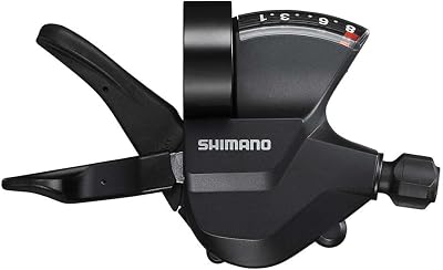 SHIMANO Unisex - Adult Altus Thumb Shifter, Black, One Size
