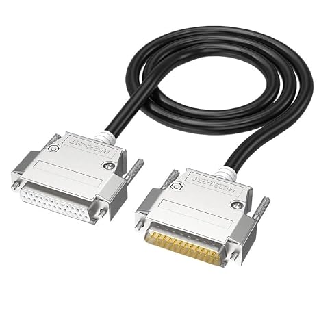 Industrial-Grade DB25 Extension Cable Male to Male to Female 25 Pin Line Parallel Port Cable Pure Copper Serial Data Cord(30m,Male to Female)