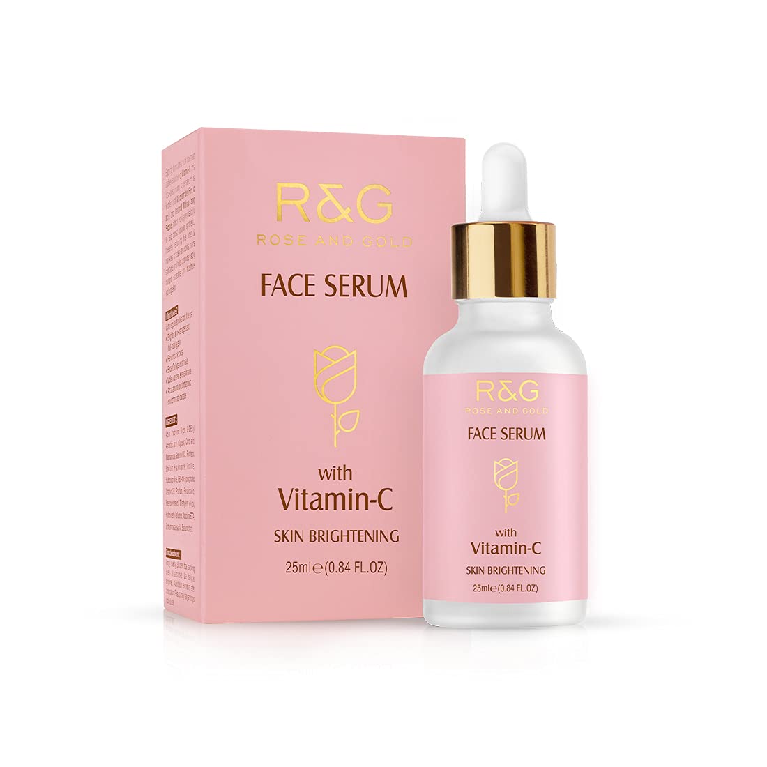 R&G Vitamin C Face Serum for Skin Brightening - Help Reduce Fine Lines, Wrinkles, Dark Spots, Evens Skin Tone and Promotes Visibly Radiant, Smoother & Healthier Looking Skin - 25ml