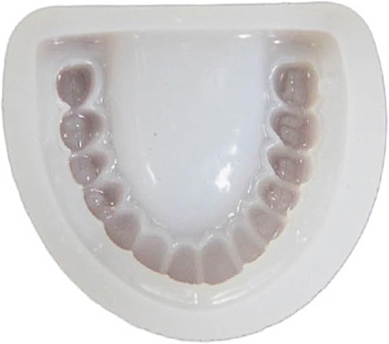 Creative Silicone Keychain Mold for Teeth-Shaped Keychains Pendant Resin Mold Personalized Epoxy Casting Mold DIY Art