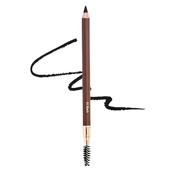 1pcs Eyebrow Pencil Longlasting Waterproof Durable Liner Eyebrow 5 Colors to Choose (1# Black)