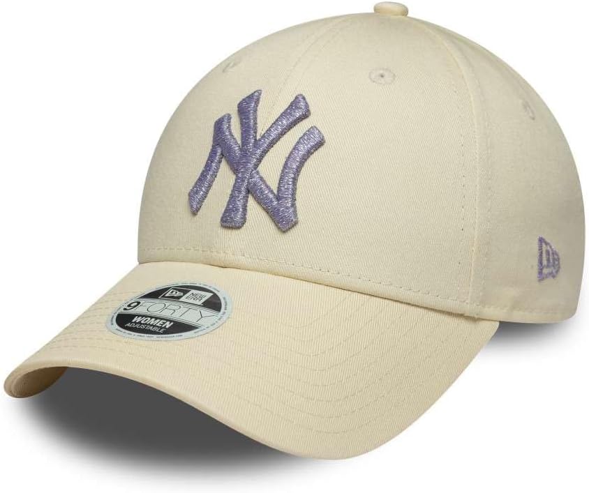 New Era MLB New York Yankees Metal Logolu 9Forty Beyzbol Şapkası Açık Bej