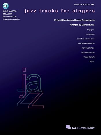 Jazz Tracks for Singers - Women's Edition: Books with Online Audio of Jazz Trio Tracks