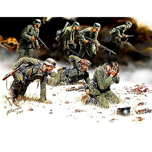 Master Box 3518 German Panzergrenadiers 7 fig WWII 135