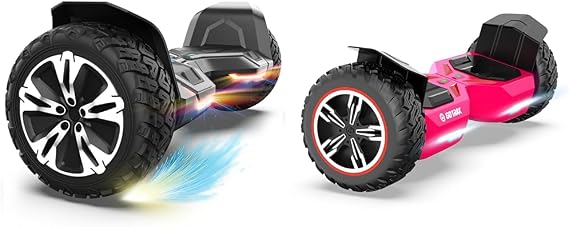 Gyroor Warrior 8.5 inch All Terrain Off Road Hoverboard with Bluetooth Speakers and LED Lights, UL2272 Certified Self Balancing Scooter