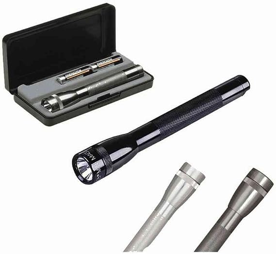 Mini Mag-Lite 2- Cell AA Flashlight in Presentation Box w/Batteries (Black)
